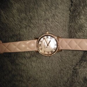 Micheal Kors Pink Leather Watch